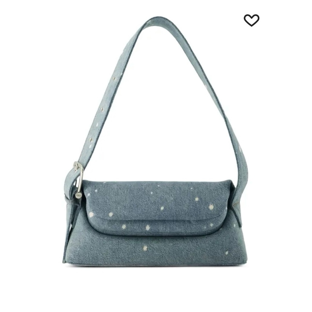 Osoi folder denim brot shoulder bag